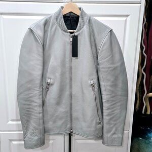 J. Lindeberg Leather Moto Jacket